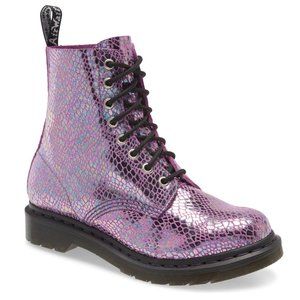 Dr. Martens Metalli Purple 1460 Pascal Boot